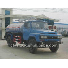 Dongfeng 140 caminhão de vácuo de esgoto, 6M3 vácuo fecal chupando caminhão
